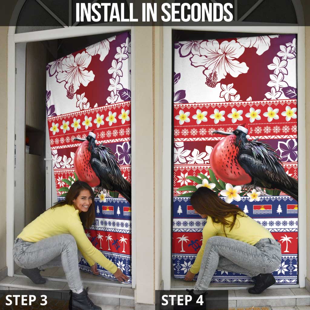 Kiribati Christmas Door Cover Frigatebird Santa Tekeraoi n te Kiritimati LT14 - Polynesian Pride