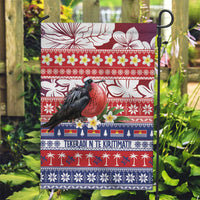 Kiribati Christmas Garden Flag Frigatebird Santa Tekeraoi n te Kiritimati LT14 Garden Flag Red - Polynesian Pride