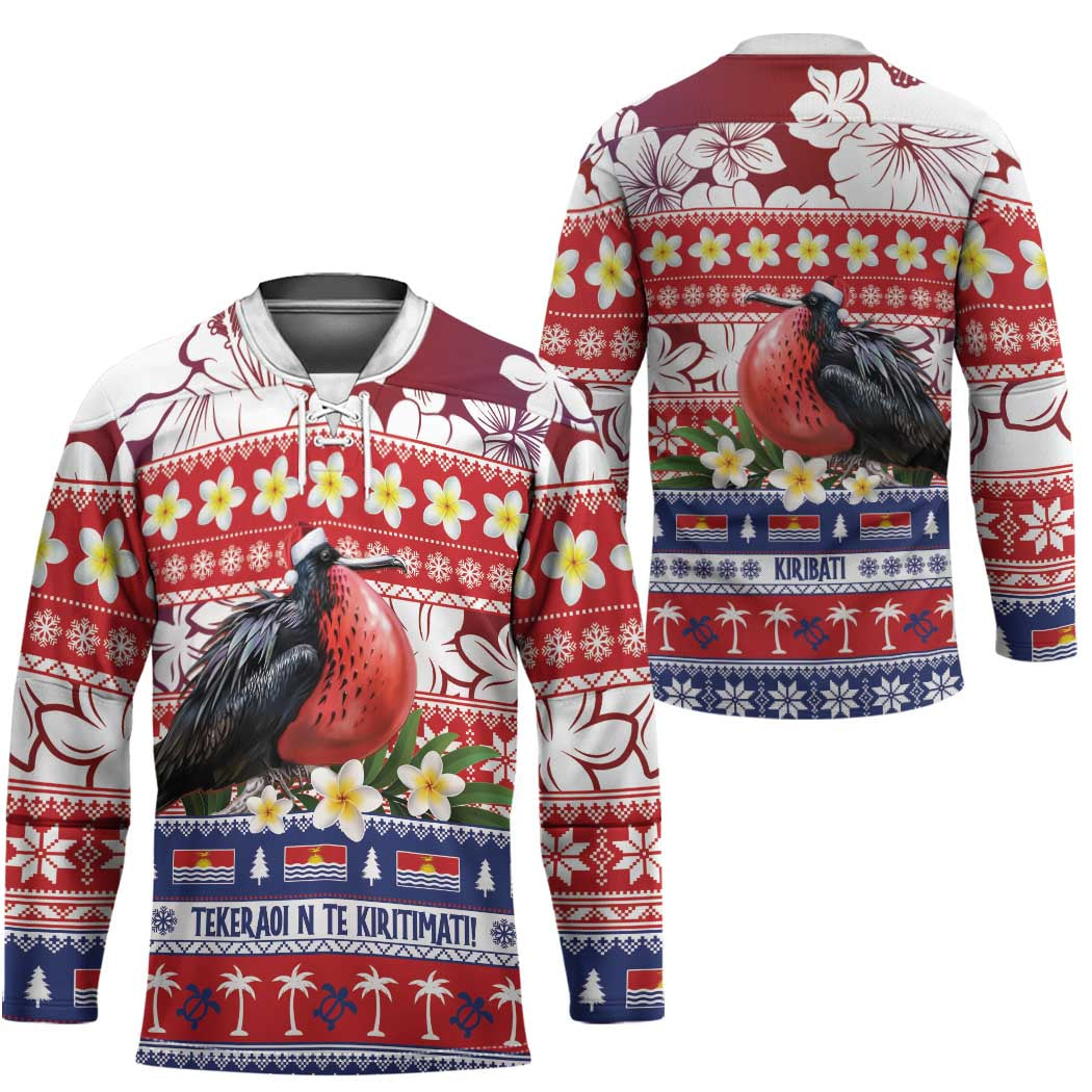 Kiribati Christmas Hockey Jersey Frigatebird Santa Tekeraoi n te Kiritimati LT14 - Polynesian Pride