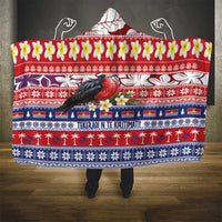 Kiribati Christmas Hooded Blanket Frigatebird Santa Tekeraoi n te Kiritimati LT14 - Polynesian Pride