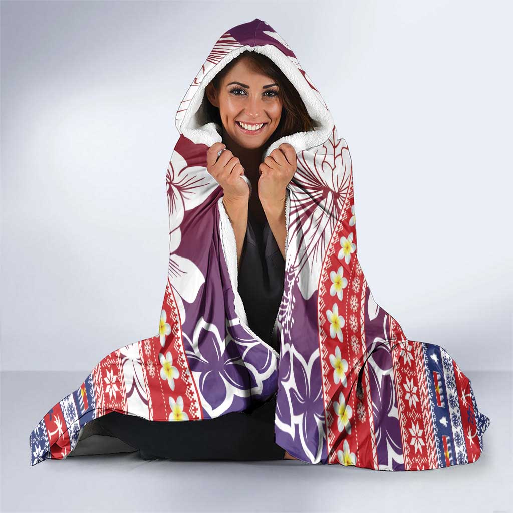 Kiribati Christmas Hooded Blanket Frigatebird Santa Tekeraoi n te Kiritimati LT14 - Polynesian Pride