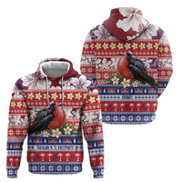 Kiribati Christmas Hoodie Frigatebird Santa Tekeraoi n te Kiritimati LT14 - Polynesian Pride