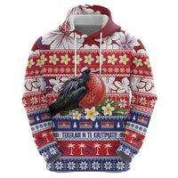 Kiribati Christmas Hoodie Frigatebird Santa Tekeraoi n te Kiritimati LT14 - Polynesian Pride