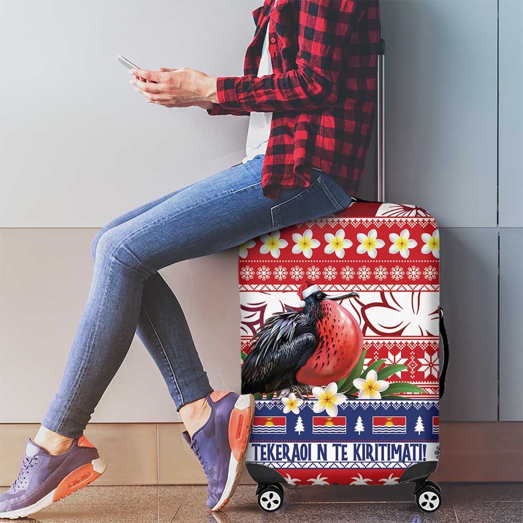 Kiribati Christmas Luggage Cover Frigatebird Santa Tekeraoi n te Kiritimati LT14 - Polynesian Pride