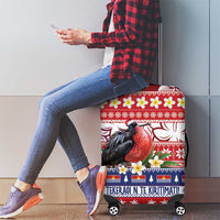 Kiribati Christmas Luggage Cover Frigatebird Santa Tekeraoi n te Kiritimati LT14 - Polynesian Pride