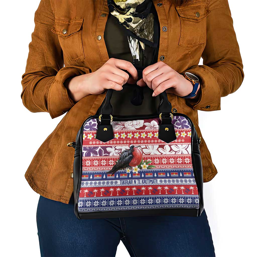 Kiribati Christmas Shoulder Handbag Frigatebird Santa Tekeraoi n te Kiritimati - Polynesian Pride