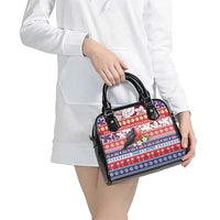 Kiribati Christmas Shoulder Handbag Frigatebird Santa Tekeraoi n te Kiritimati - Polynesian Pride