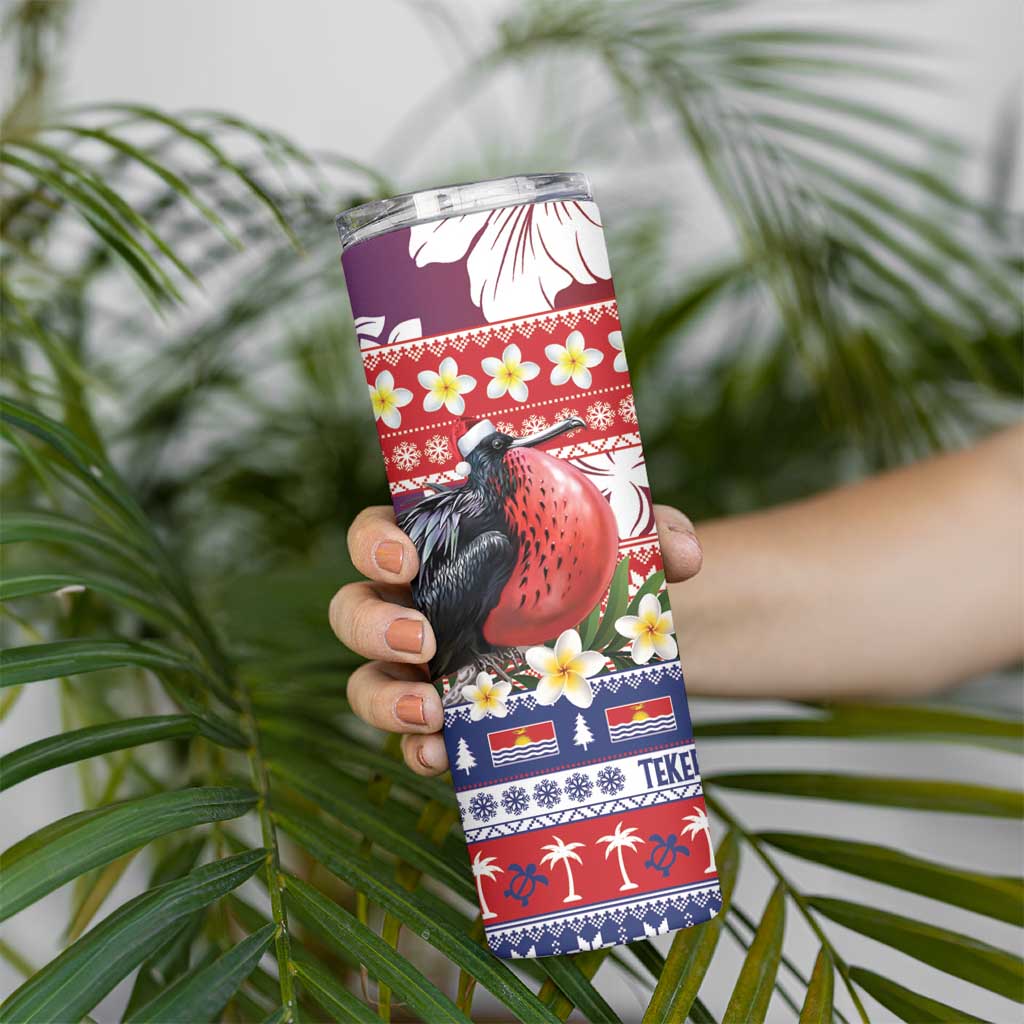 Kiribati Christmas Skinny Tumbler Frigatebird Santa Tekeraoi n te Kiritimati LT14 - Polynesian Pride
