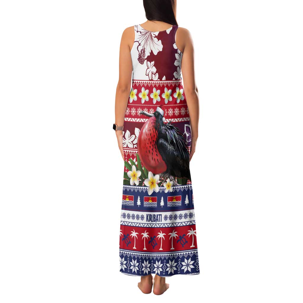 Kiribati Christmas Tank Maxi Dress Frigatebird Santa Tekeraoi n te Kiritimati LT14 - Polynesian Pride