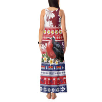 Kiribati Christmas Tank Maxi Dress Frigatebird Santa Tekeraoi n te Kiritimati LT14 - Polynesian Pride