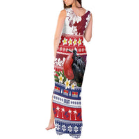Kiribati Christmas Tank Maxi Dress Frigatebird Santa Tekeraoi n te Kiritimati LT14 - Polynesian Pride