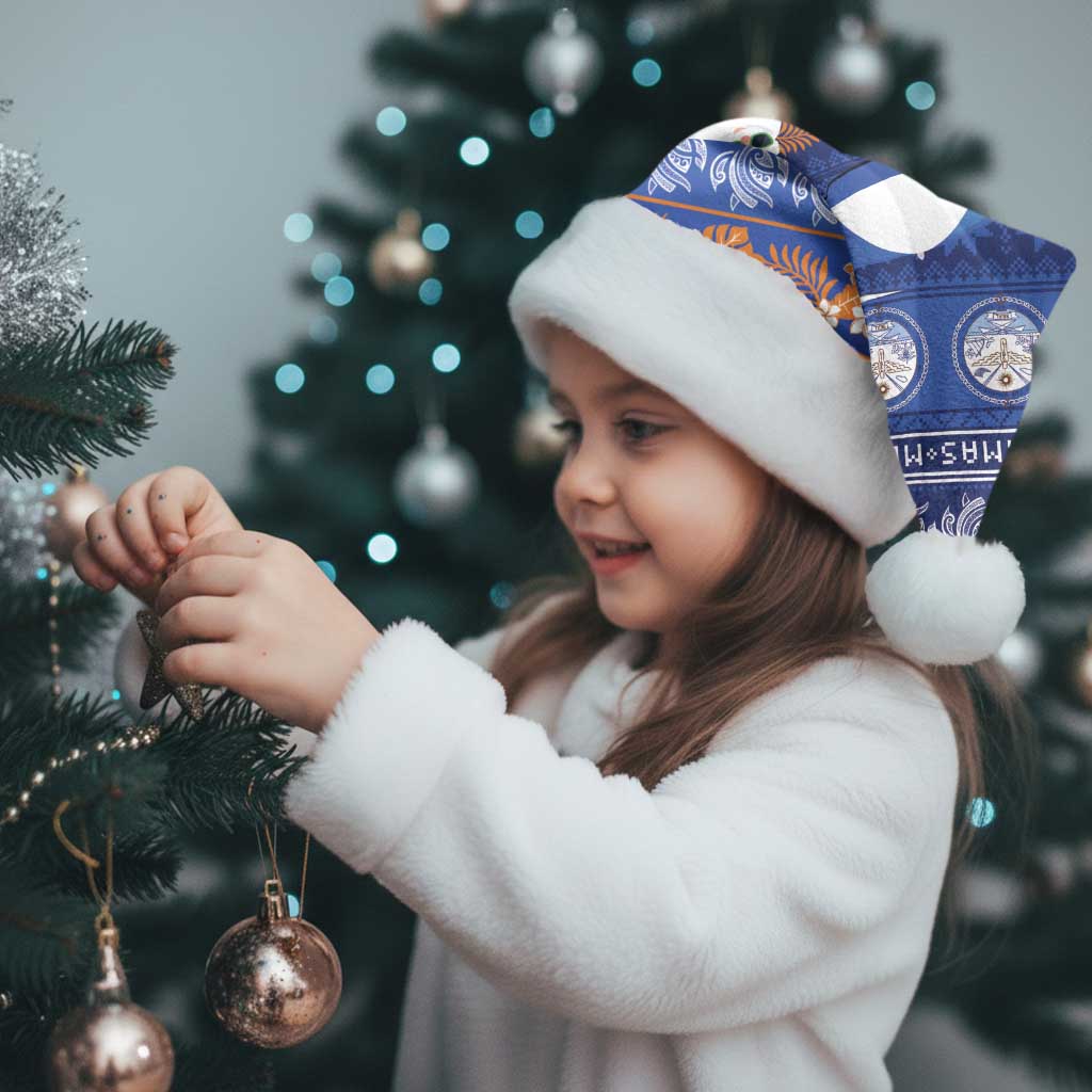 Marshall Islands Christmas Santa Hat Beachy Santa Monono ilo raaneoan Nejin - Polynesian Pride