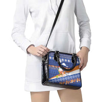 Marshall Islands Christmas Shoulder Handbag Beachy Santa Monono ilo raaneoan Nejin - Polynesian Pride