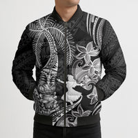 Hawaii Tribal Tiki Drum Hula Girl Bomber Puffer Jacket LT14 - Polynesian Pride