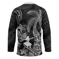 Hawaii Tribal Tiki Drum Hula Girl Hockey Jersey LT14 - Polynesian Pride