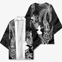 Hawaii Tribal Tiki Drum Hula Girl Kimono LT14 - Polynesian Pride