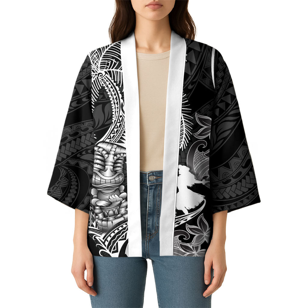 Hawaii Tribal Tiki Drum Hula Girl Kimono LT14 - Polynesian Pride