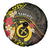 Vanuatu Christmas Spare Tire Cover Vanuatuan Pig Tusk - Meri Krismas!