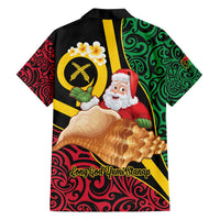 Vanuatu Christmas Family Matching Puletasi and Hawaiian Shirt Vanuatuan Conch Shell - Meri Krismas! LT14 - Polynesian Pride