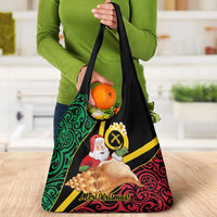 Vanuatu Christmas Grocery Bag Vanuatuan Conch Shell - Meri Krismas! LT14 - Polynesian Pride