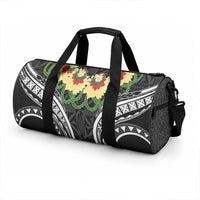 Black Tonga Ngatu Kahoa Lei Duffle Bag LT14 - Polynesian Pride