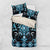 Blue Ngaru Taniko With Aotearoa Maori Tattoo Bedding Set