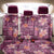 Pink Hawaii Plumeria With Tropical Flowers Motifs Back Car Seat Cover