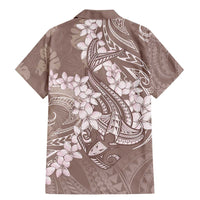 Polynesia Hammerhead Shark Tattoo With Plumeria Lei Family Matching Mermaid Dress and Hawaiian Shirt LT14 - Polynesian Pride