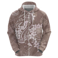 Polynesia Hammerhead Shark Tattoo With Plumeria Lei Hoodie LT14 - Polynesian Pride