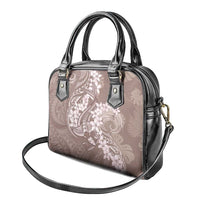 Polynesia Hammerhead Shark Tattoo With Plumeria Lei Shoulder Handbag