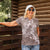 Polynesia Hammerhead Shark Tattoo With Plumeria Lei Women Polo Shirt