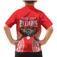 Personalised Taiwan Billiards Family Matching Mermaid Dress and Hawaiian Shirt Eight-ball Pool Polynesia Tattoo LT14 - Polynesian Pride