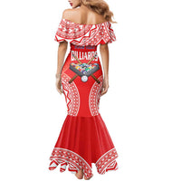 Personalised Taiwan Billiards Family Matching Mermaid Dress and Hawaiian Shirt Eight-ball Pool Polynesia Tattoo LT14 - Polynesian Pride