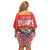 Personalised Taiwan Billiards Family Matching Off Shoulder Short Dress and Hawaiian Shirt Eight-ball Pool Polynesia Tattoo - Polynesian Pride