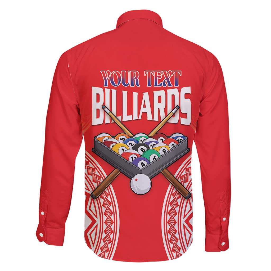 Personalised Taiwan Billiards Family Matching Puletasi and Hawaiian Shirt Eight-ball Pool Polynesia Tattoo LT14 - Polynesian Pride