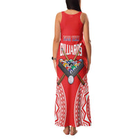 Personalised Taiwan Billiards Family Matching Tank Maxi Dress and Hawaiian Shirt Eight-ball Pool Polynesia Tattoo LT14 - Polynesian Pride