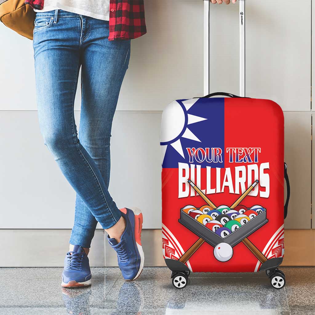 Personalised Taiwan Billiards Luggage Cover Eight-ball Pool Polynesia Tattoo LT14 - Polynesian Pride