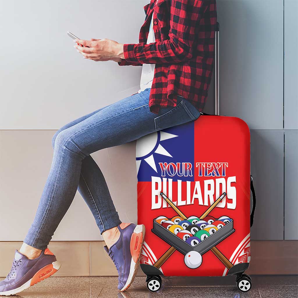 Personalised Taiwan Billiards Luggage Cover Eight-ball Pool Polynesia Tattoo LT14 - Polynesian Pride