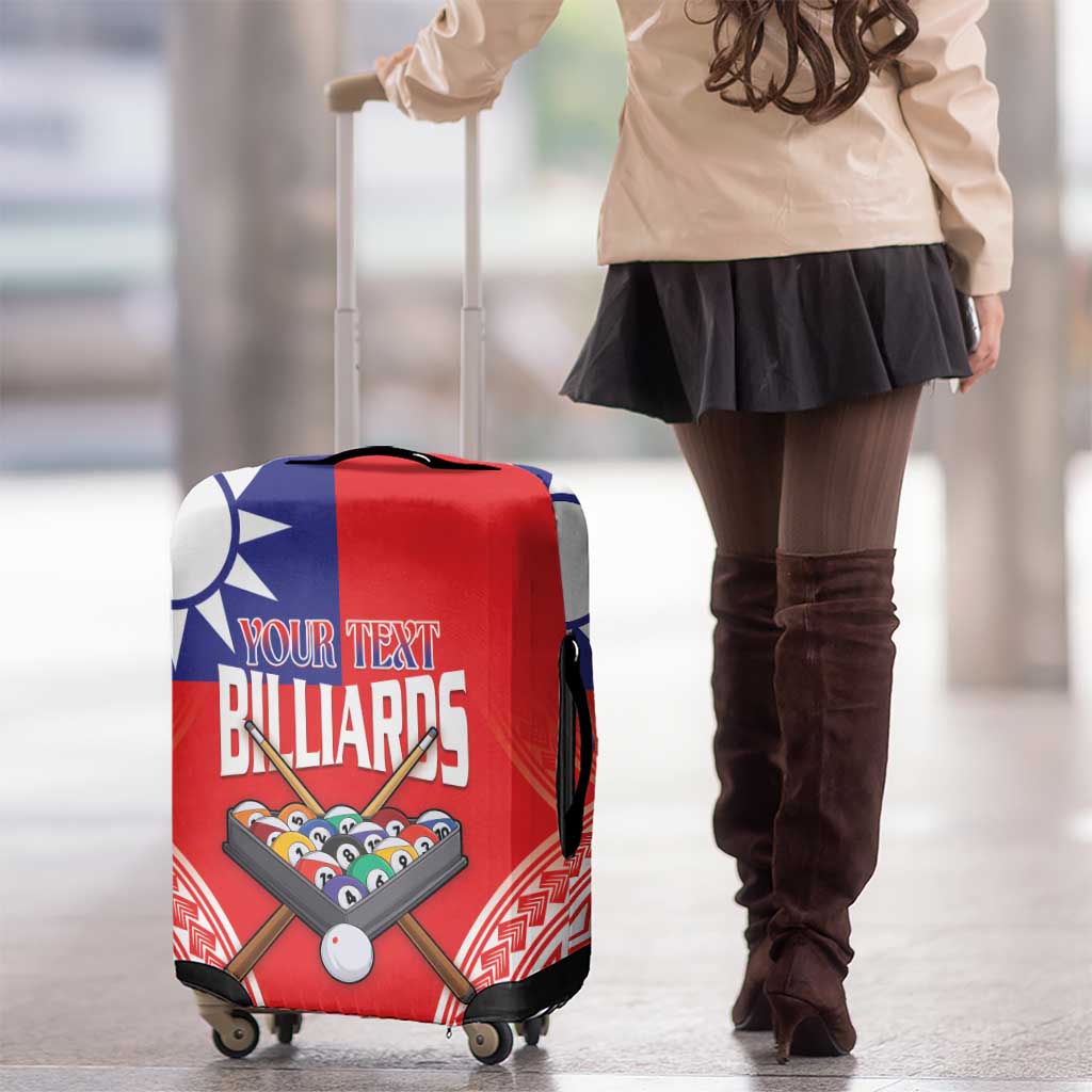 Personalised Taiwan Billiards Luggage Cover Eight-ball Pool Polynesia Tattoo LT14 - Polynesian Pride