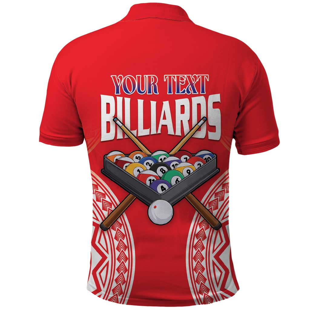 Personalised Taiwan Billiards Polo Shirt Eight-ball Pool Polynesia Tattoo LT14 - Polynesian Pride
