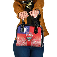 Personalised Taiwan Billiards Shoulder Handbag Eight-ball Pool Polynesia Tattoo - Polynesian Pride