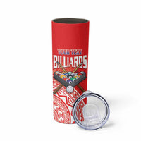 Personalised Taiwan Billiards Skinny Tumbler Eight-ball Pool Polynesia Tattoo - Polynesian Pride