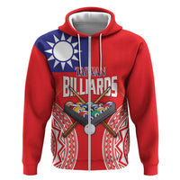 Personalised Taiwan Billiards Zip Hoodie Eight-ball Pool Polynesia Tattoo LT14 Zip Hoodie Red - Polynesian Pride