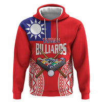 Personalised Taiwan Billiards Zip Hoodie Eight-ball Pool Polynesia Tattoo LT14 Pullover Hoodie Red - Polynesian Pride