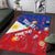 Personalised Philippines Billiards Area Rug Cue With Balls Flag Style - Polynesian Pride