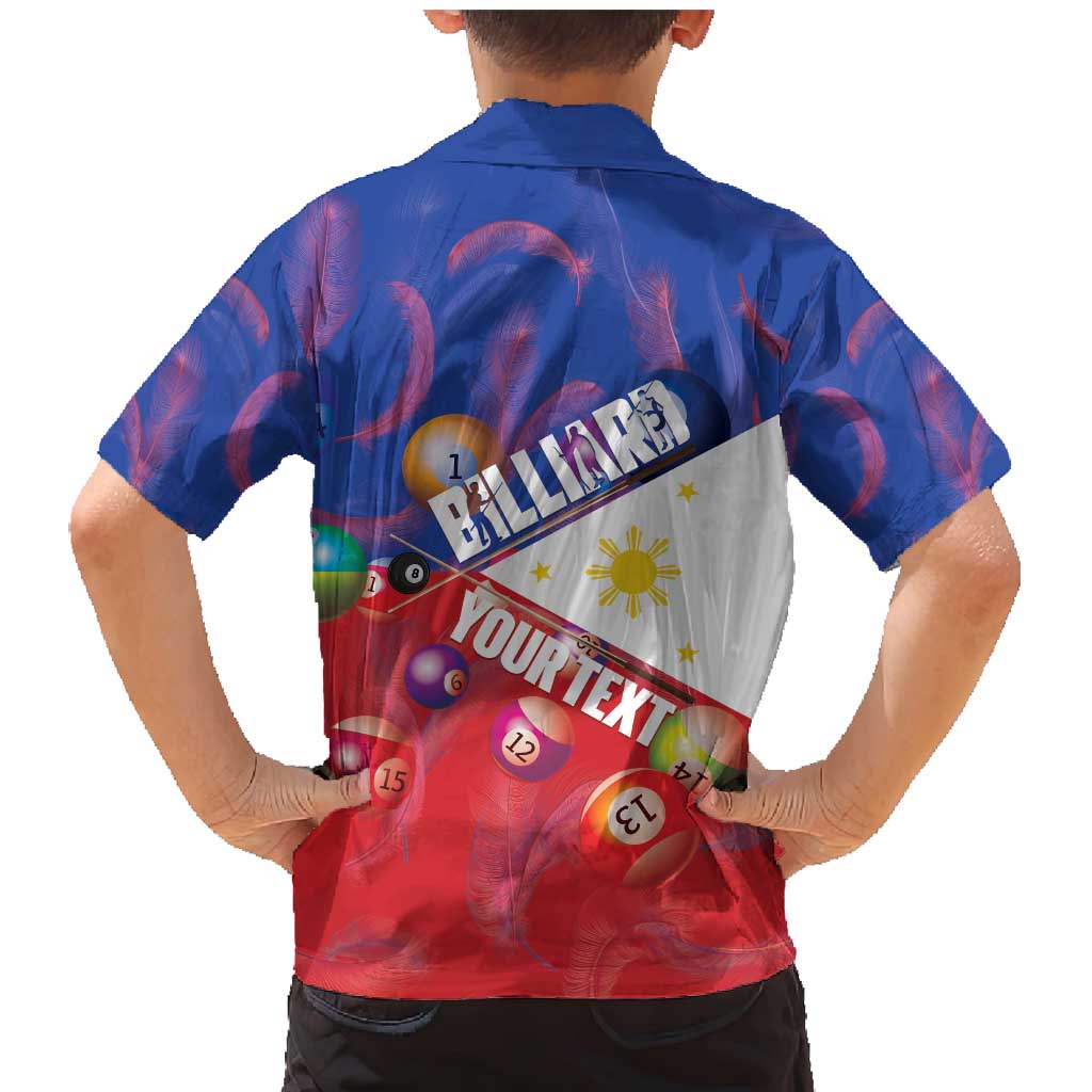 Personalised Philippines Billiards Family Matching Mermaid Dress and Hawaiian Shirt Cue With Balls Flag Style LT14 - Polynesian Pride