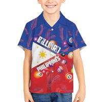 Personalised Philippines Billiards Family Matching Off The Shoulder Long Sleeve Dress and Hawaiian Shirt Cue With Balls Flag Style LT14 Son's Shirt Red - Polynesian Pride