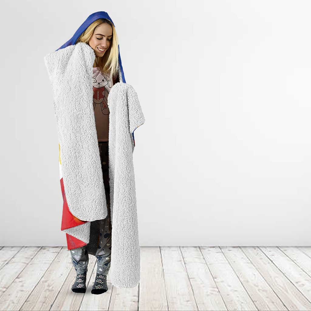 Personalised Philippines Billiards Hooded Blanket Cue With Balls Flag Style - Polynesian Pride