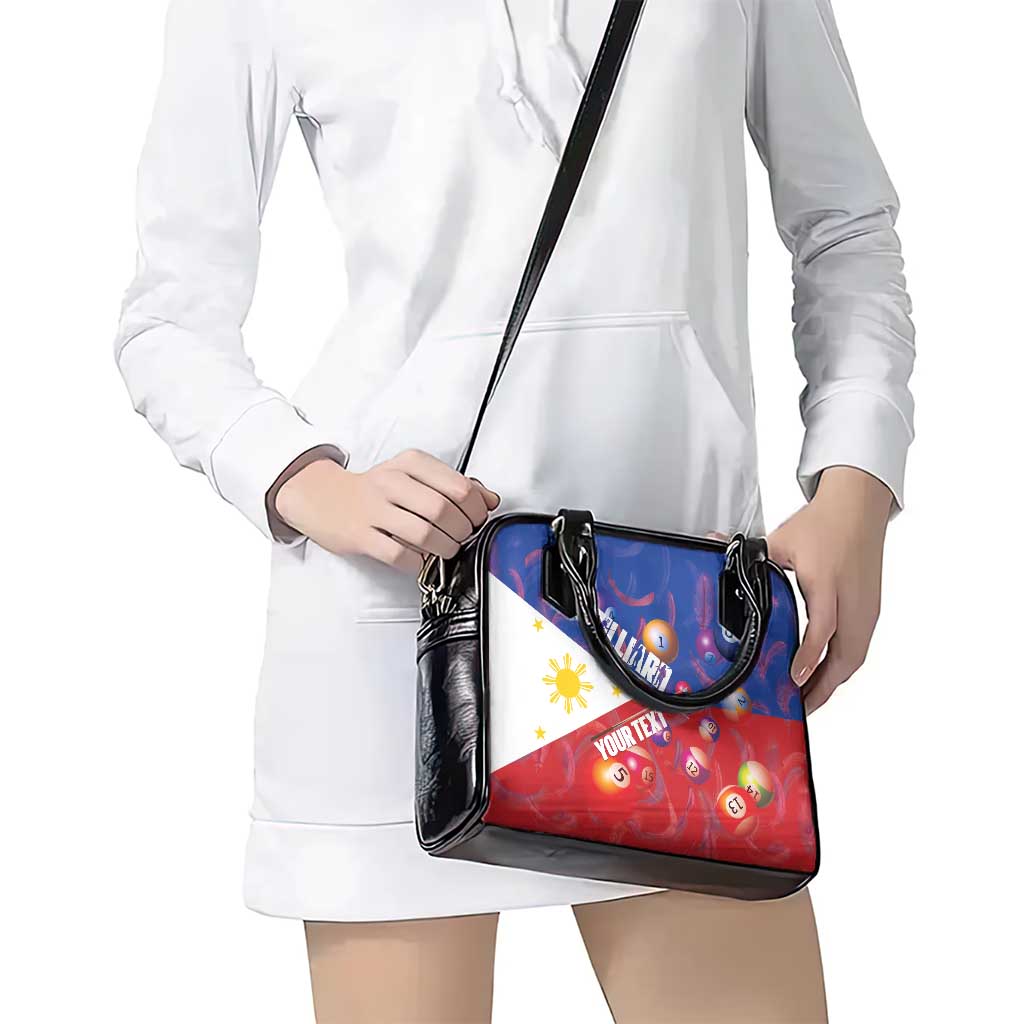 Personalised Philippines Billiards Shoulder Handbag Cue With Balls Flag Style - Polynesian Pride