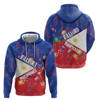 Personalised Philippines Billiards Zip Hoodie Cue With Balls Flag Style LT14 - Polynesian Pride